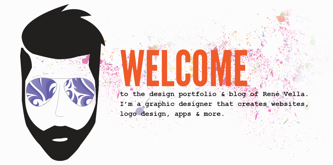 WELCOMEto the design portfolio & blog of René Vella. I’m a graphic designer that creates websites, logo design, apps & more.